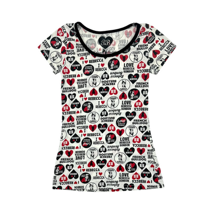 Rebecca Bonbon Bulldog Baby Tee
