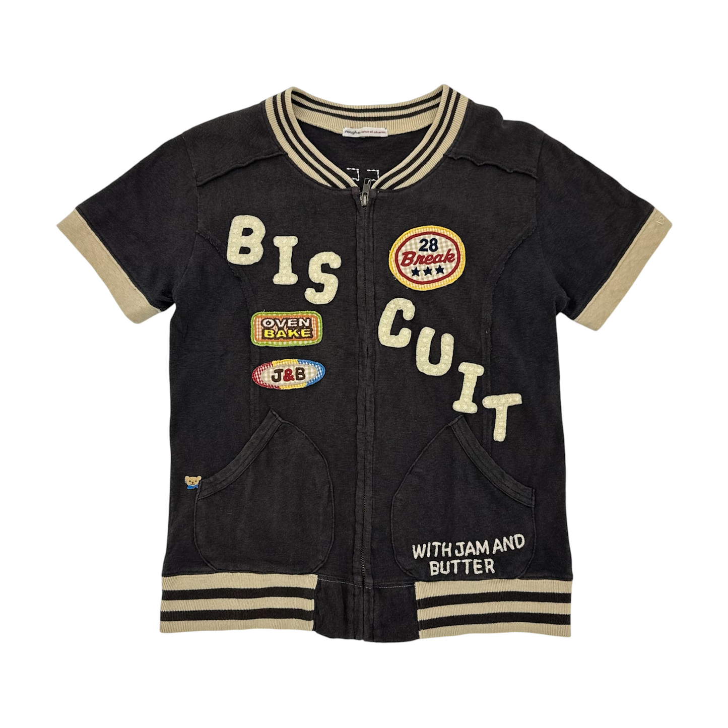 Rough 'Biscult' Zip Up Tee