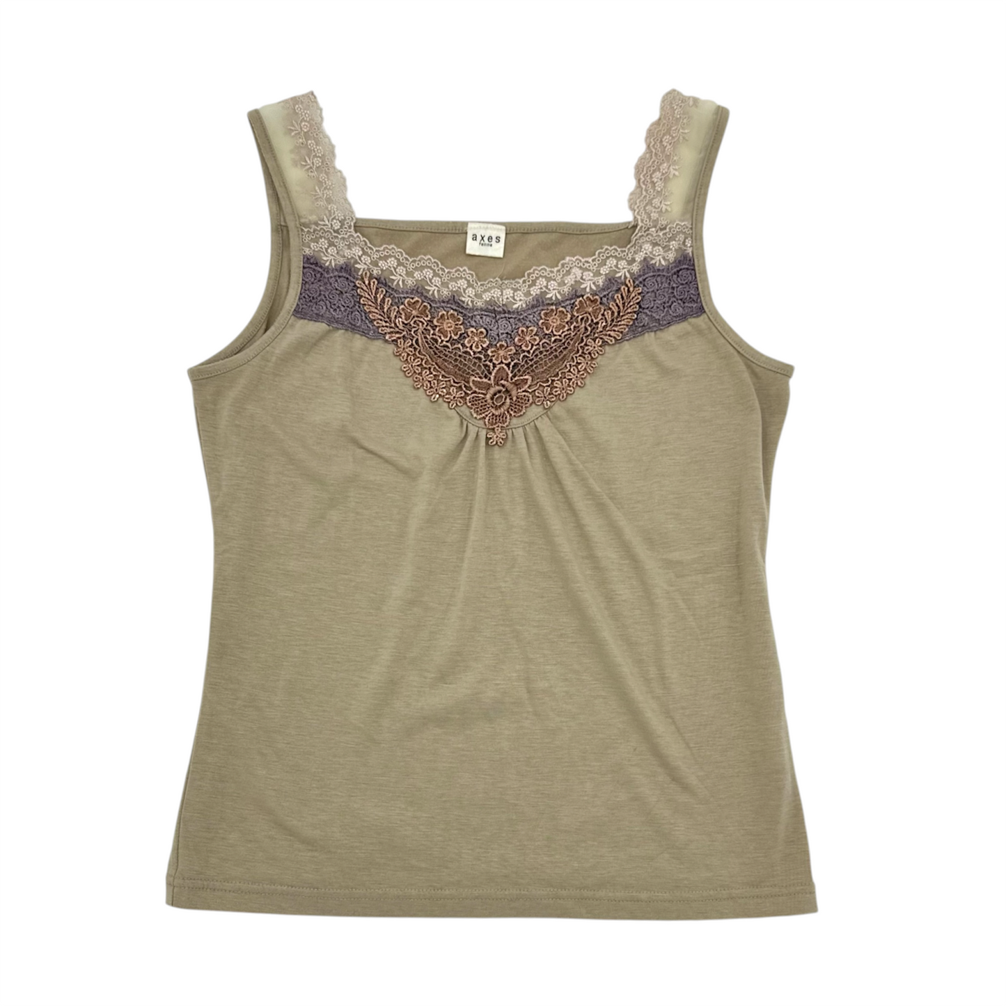 Axes Femme Lace Trim Tank