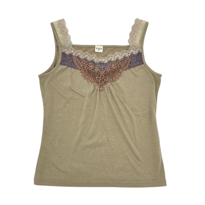 Axes Femme Lace Trim Tank