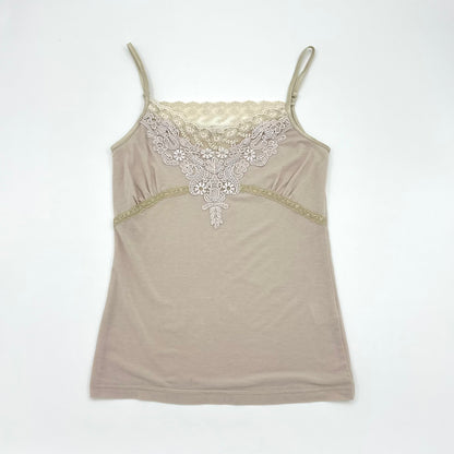 V-neck Lace Trim Camisole