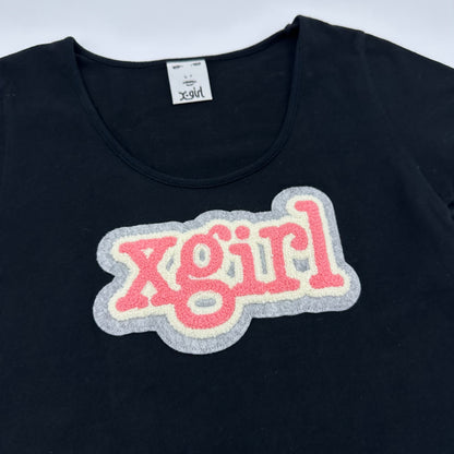 X-Girl Rug Texture Logo Tee