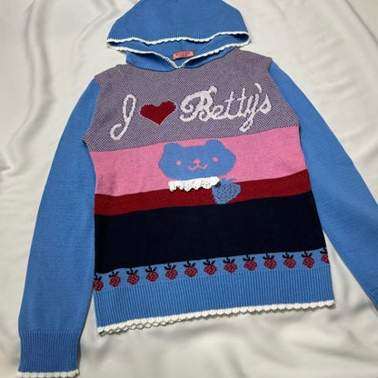 00s Betty’s Blue Knit Hoodies