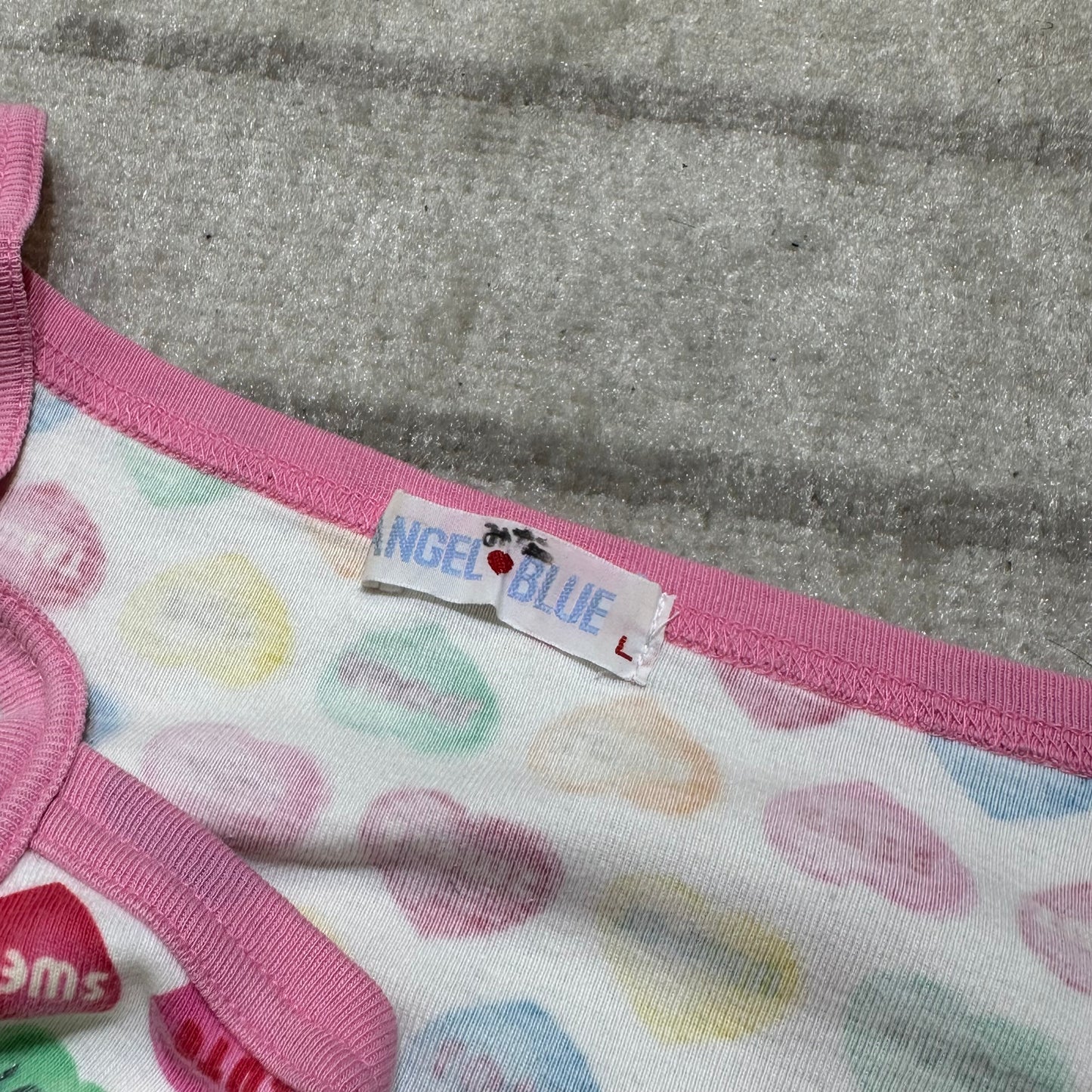 Angel Blue Heart Candy Camisole