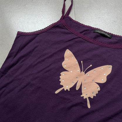 Rhinestone Butterfly Camisole