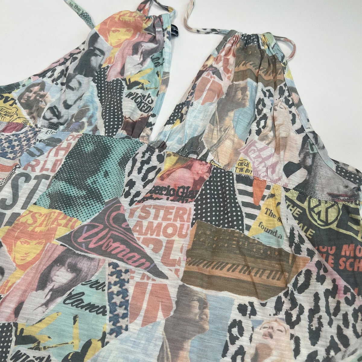 90s Hysteric Glamour Graphic Print Cami Dress