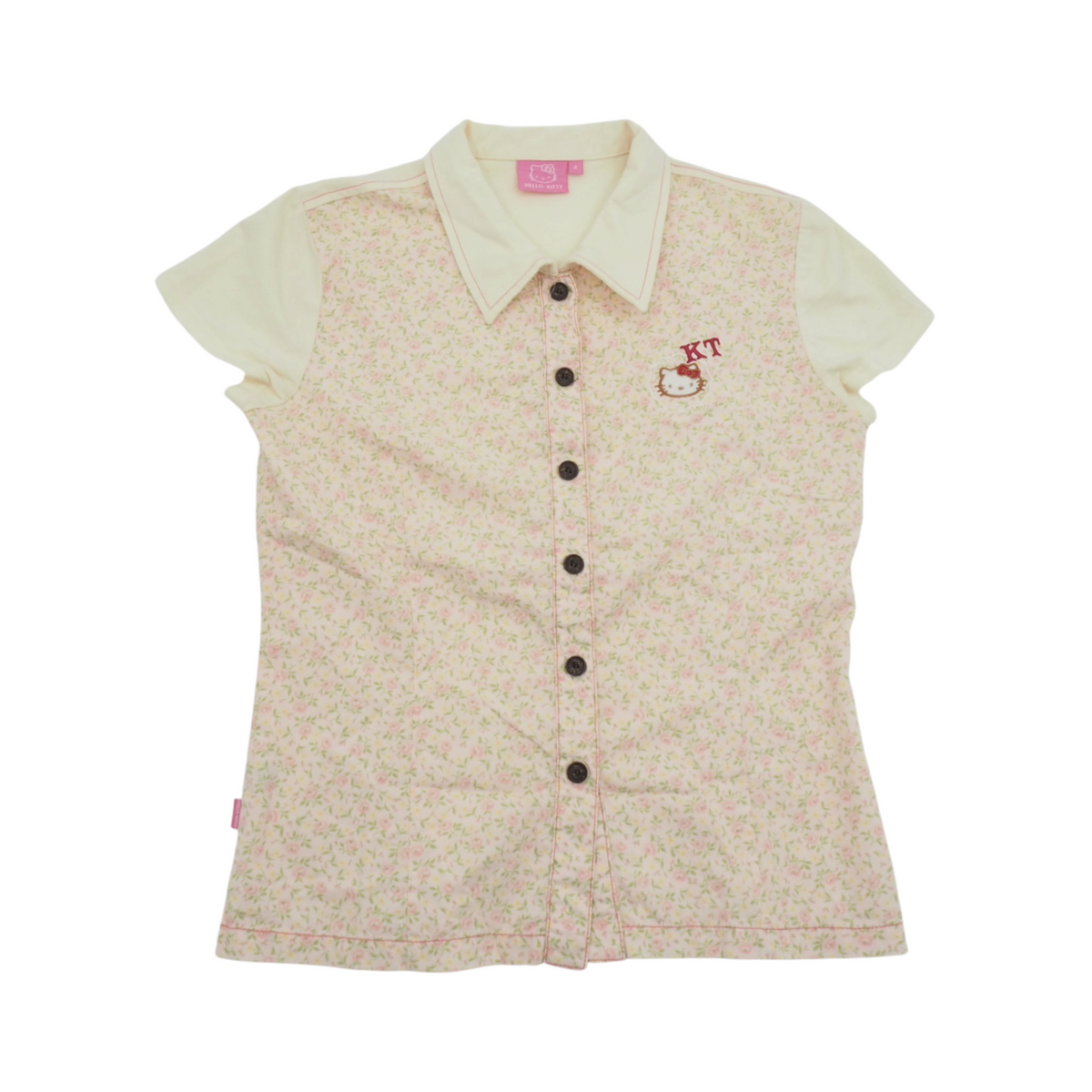 2005 Hello Kitty Floral Shirt