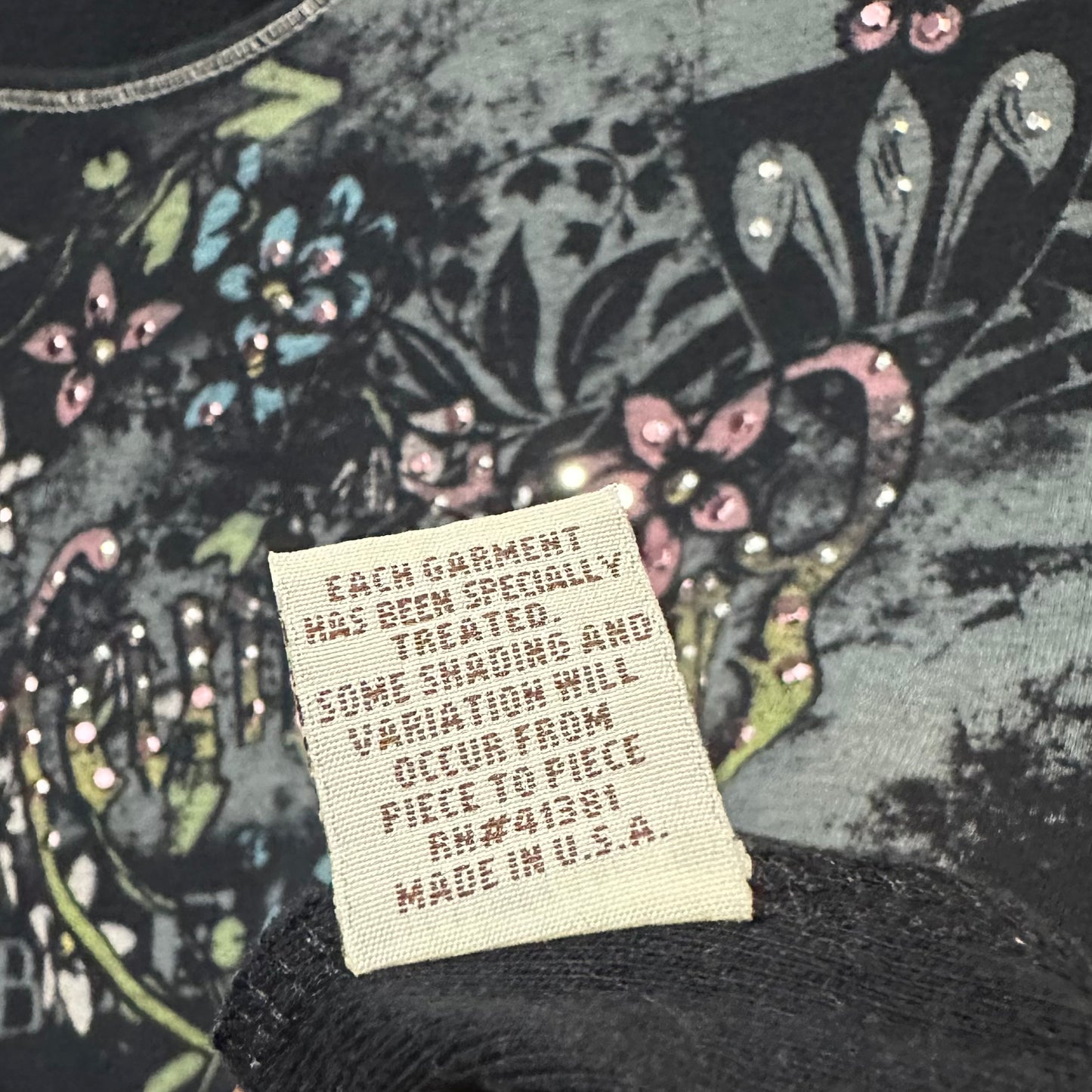 Beaded Floral Baby Top