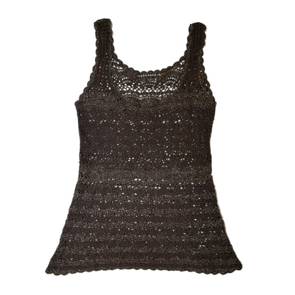 Crochet Knit Camisole Top
