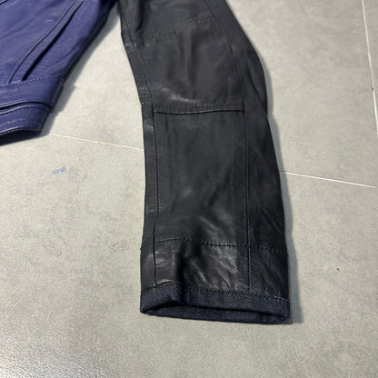 G-STAR RAW 00s Two-Tone Leather Biker Jacket