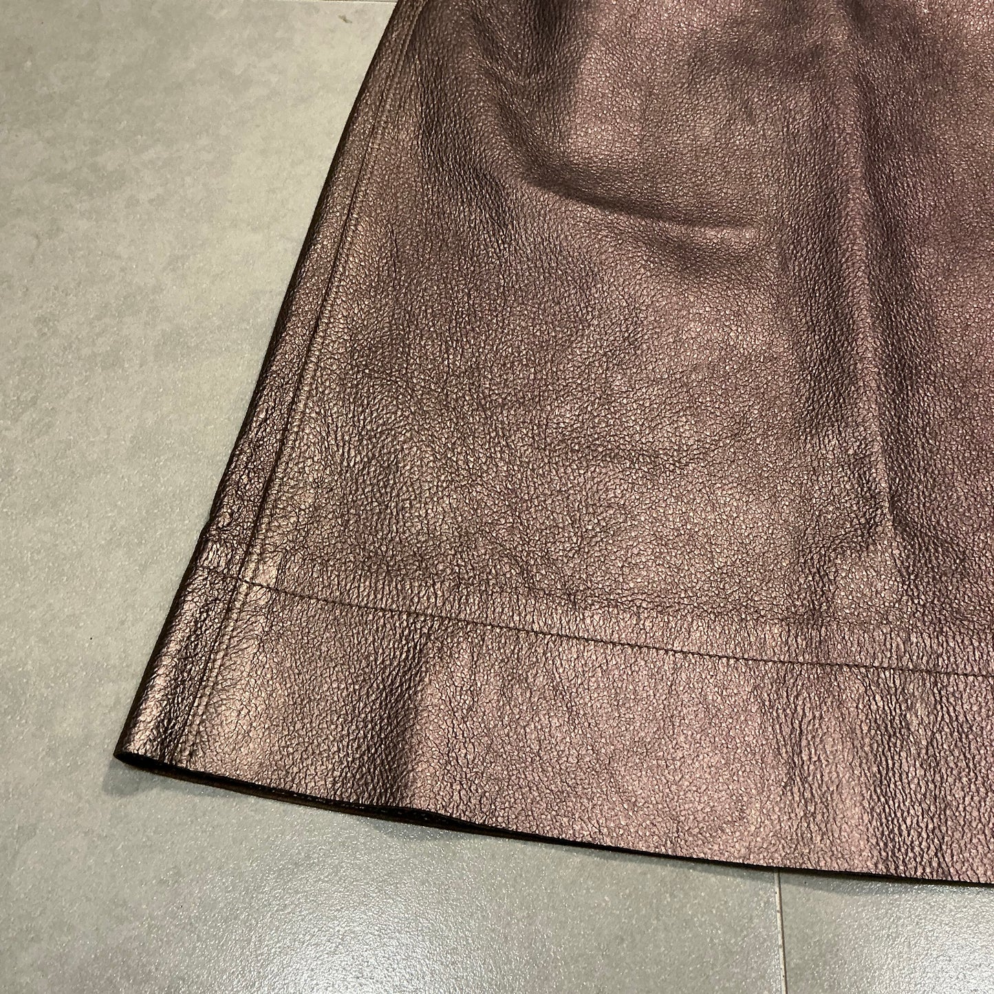 Marc Jacobs Leather Midi Skirt