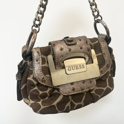 Guess Giraffe Print Hand Bag