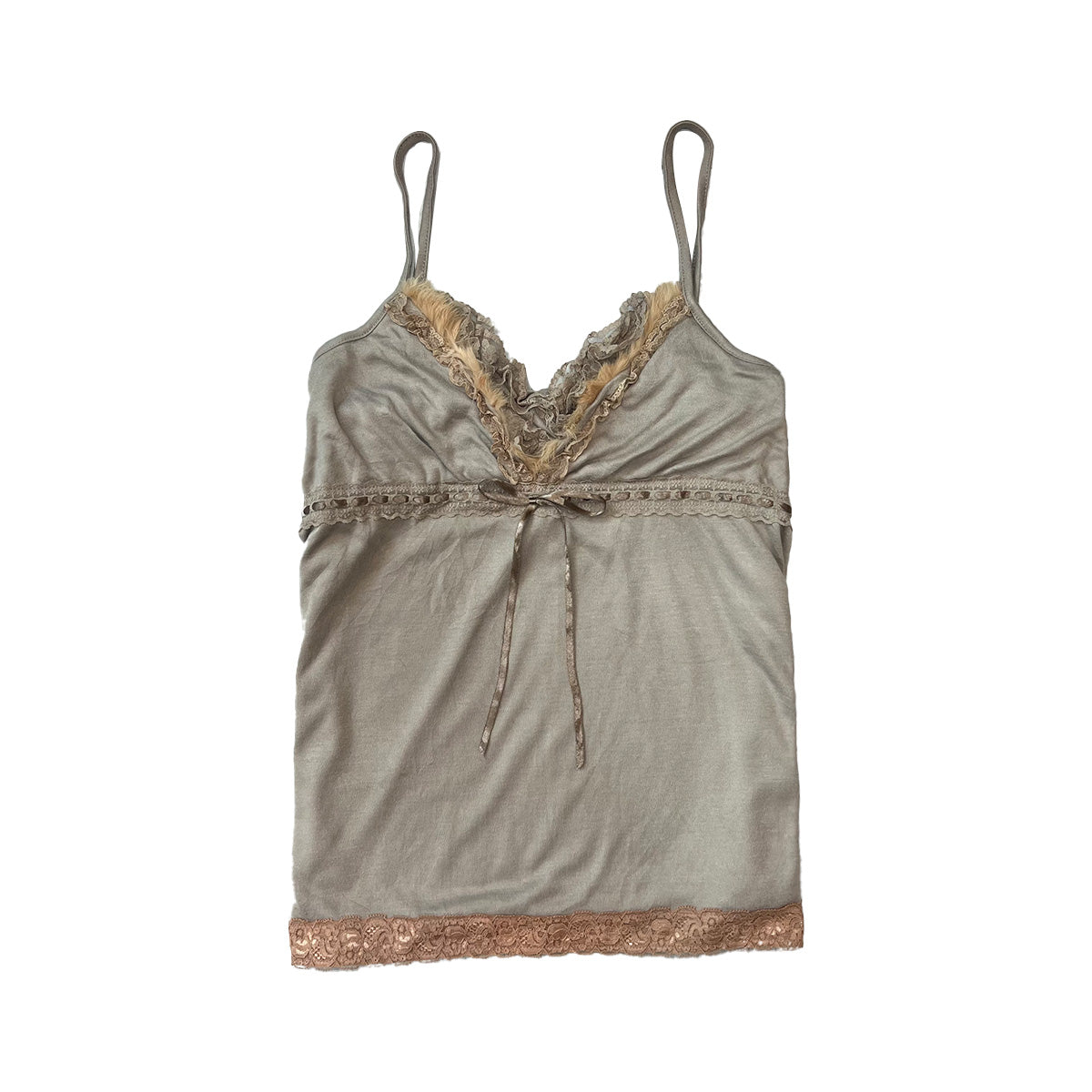 Fur Lace Camisole