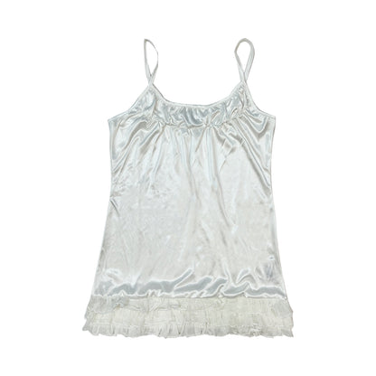 Silk Ruffle Hem Camisole