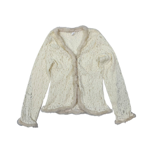 Fur Lace Cardigan