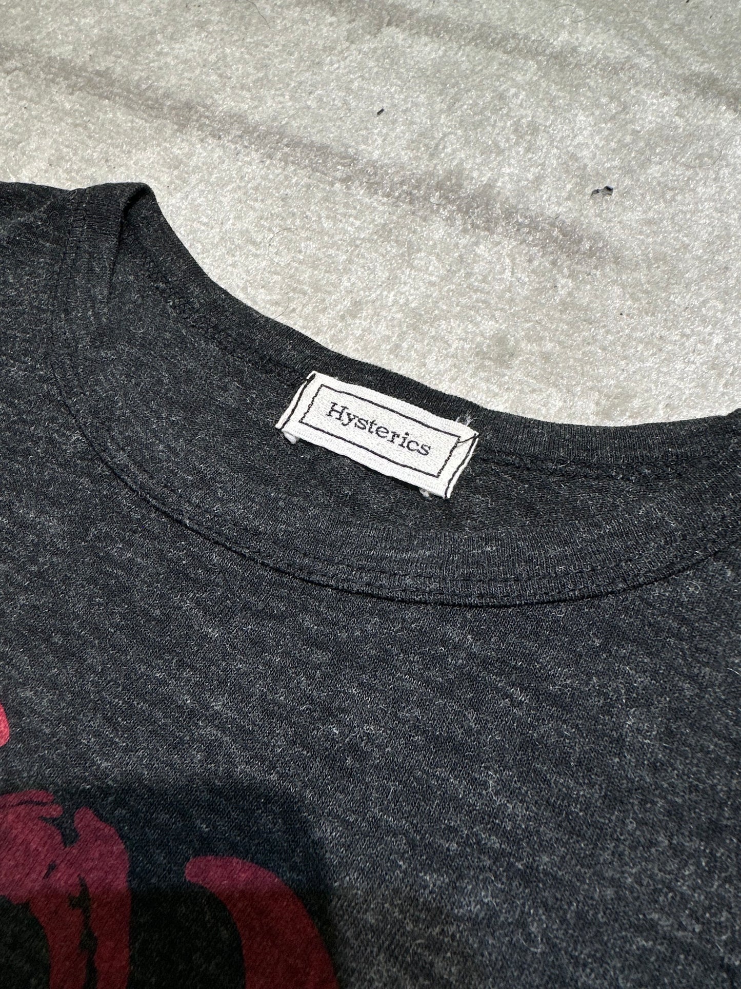 Hysteric Glamour 1990s “POOR LITTLE WITCH GIRL” BABY TEE