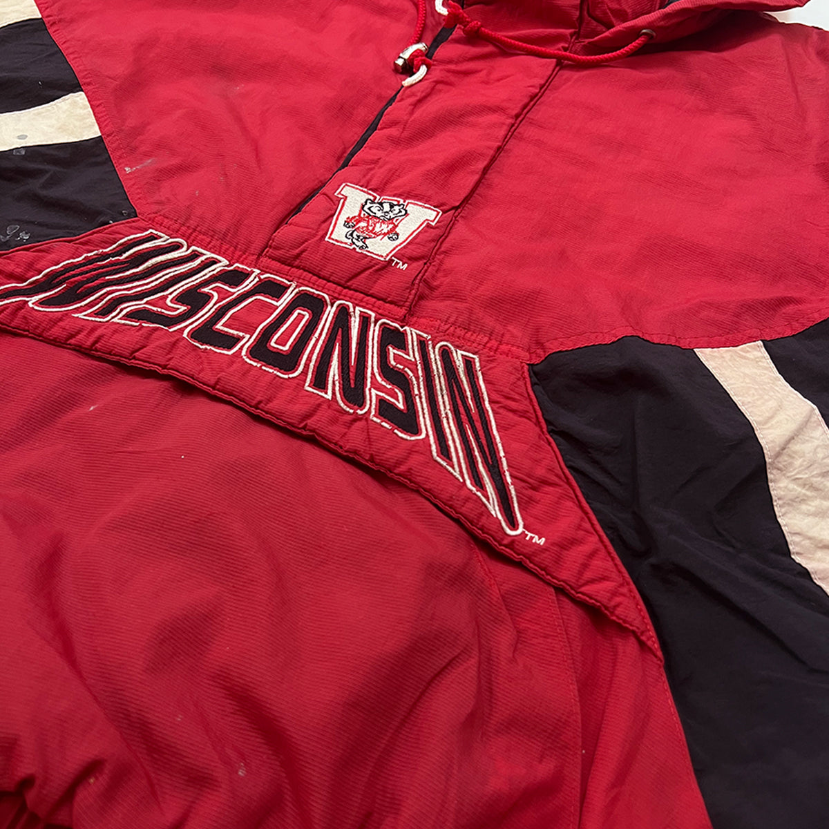 NFL Starter Wisconsin Vintage Half-zip Jacket