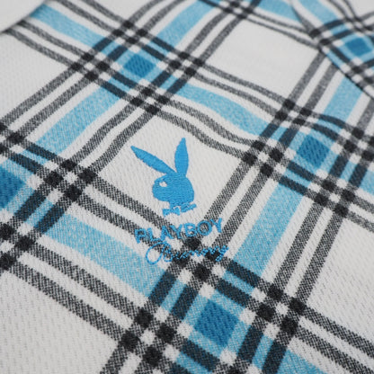 Playboy Plaided Collar Tee