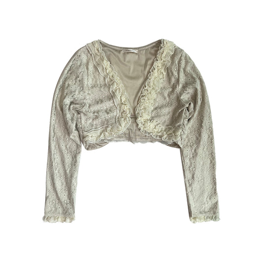 Axes Femme Lace Crop Cardigan