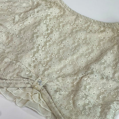 Axes Femme Lace Crop Cardigan