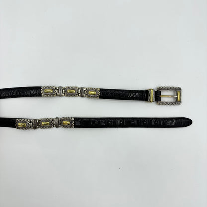 Brighton Two-Tone Croc Belt