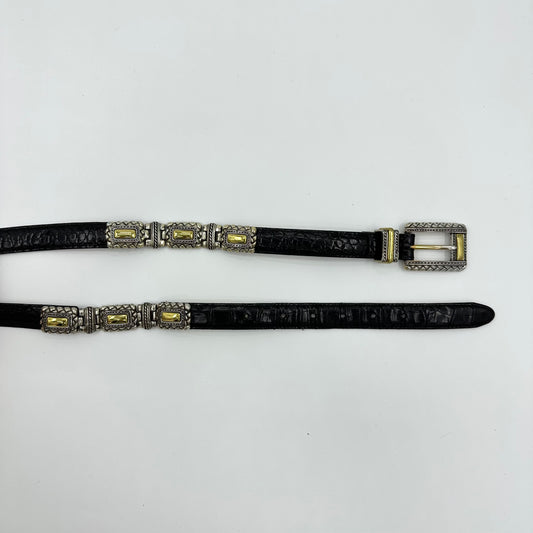 Brighton Two-Tone Croc Belt