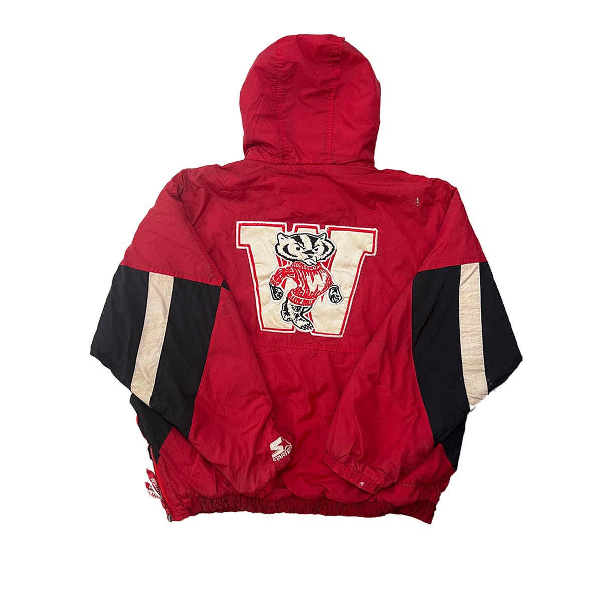 NFL Starter Wisconsin Vintage Half-zip Jacket