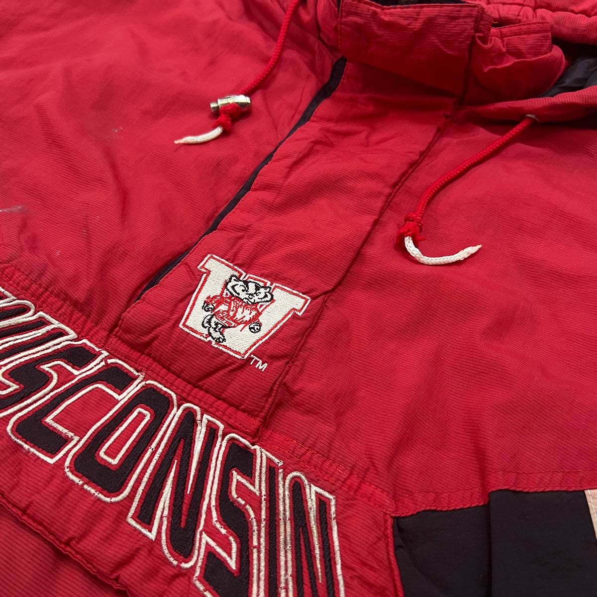 NFL Starter Wisconsin Vintage Half-zip Jacket