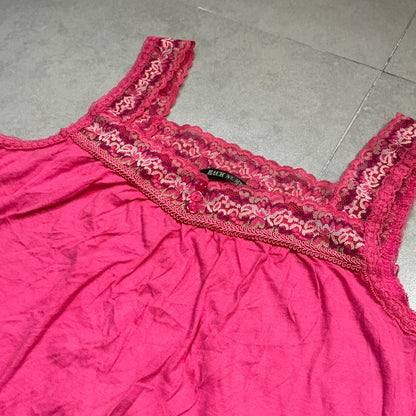 Lace Trim Tank Top