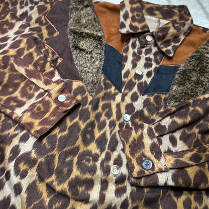 Fur Leopard Print shirt