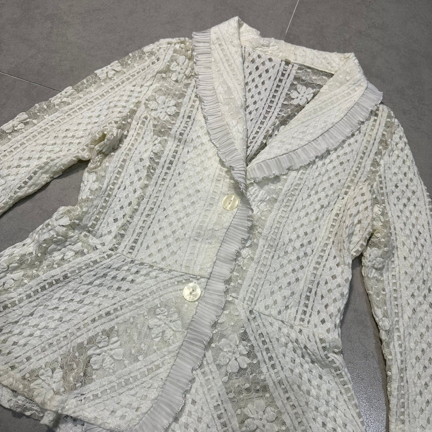 Floral Knit Cardigan