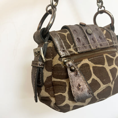 Guess Giraffe Print Hand Bag