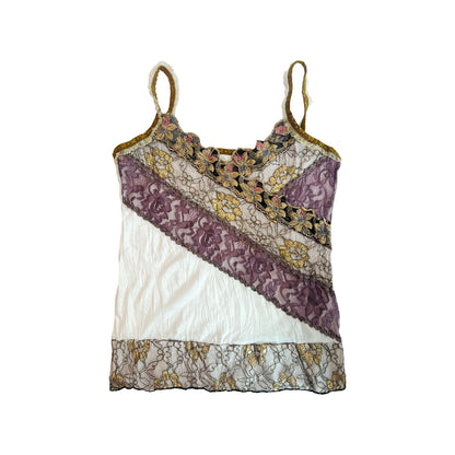 80s Lace Splicing V-neck Camisole