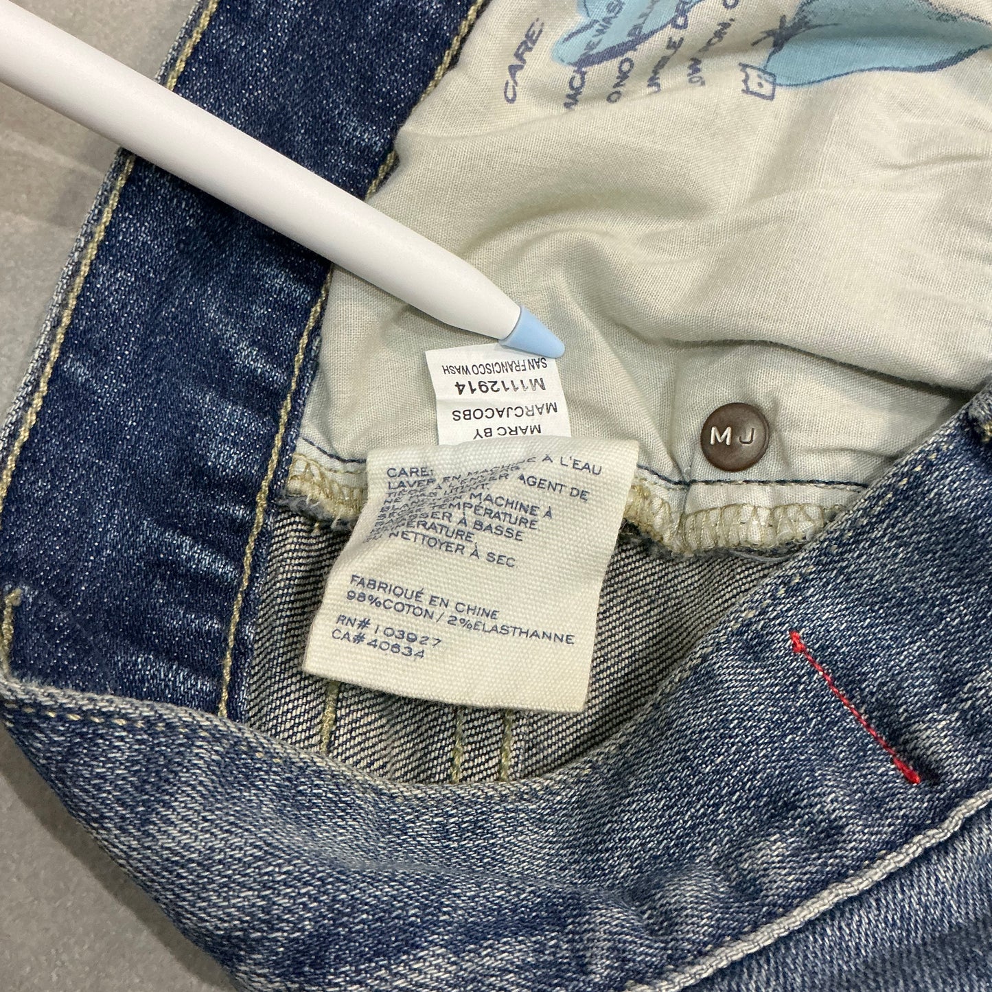 Marc by Marc Jacobs San Francisco Wash High Rise Flare Jeans