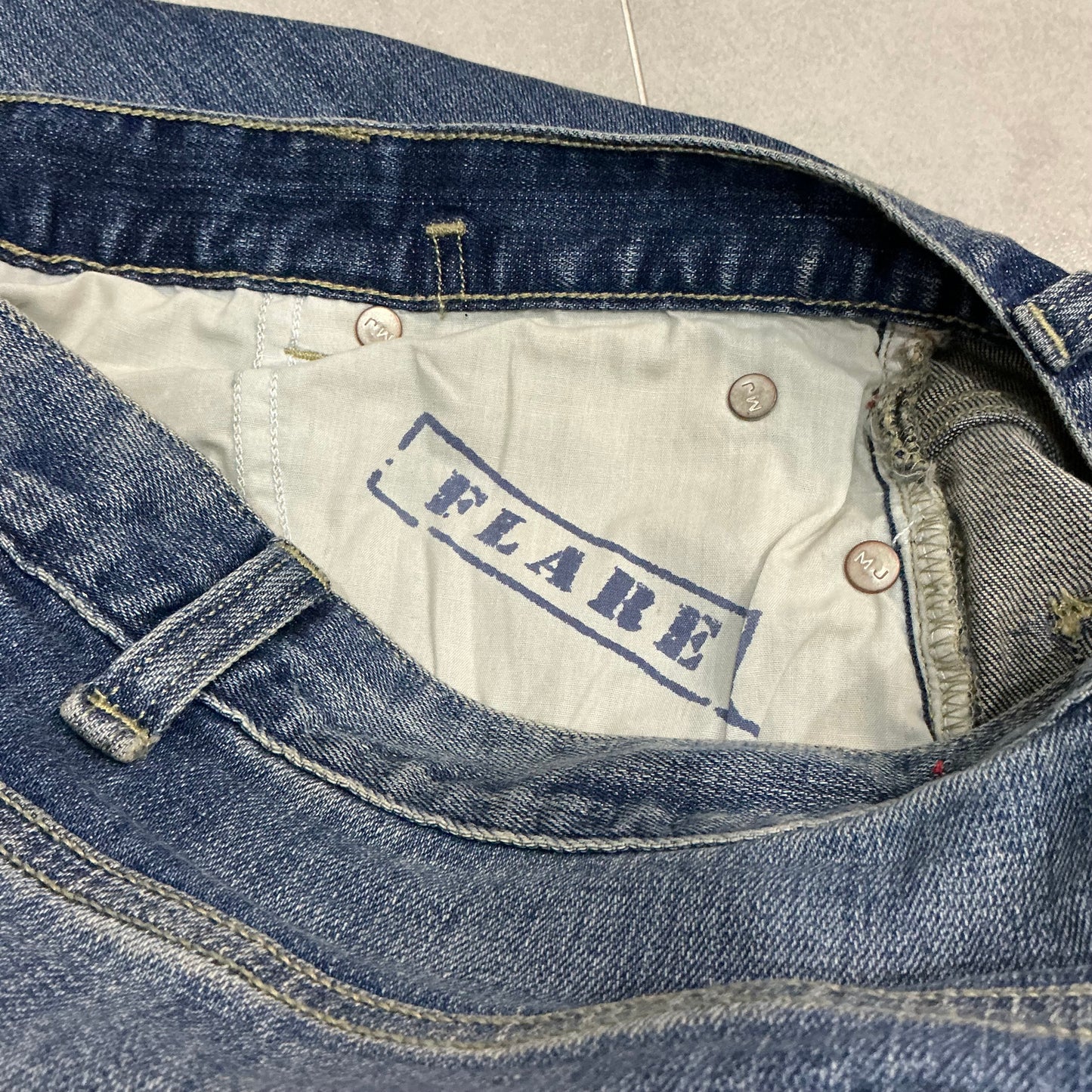 Marc by Marc Jacobs San Francisco Wash High Rise Flare Jeans