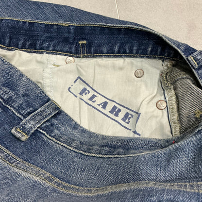 Marc by Marc Jacobs San Francisco Wash High Rise Flare Jeans