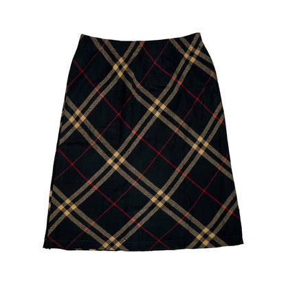 Checked Knee Skirt