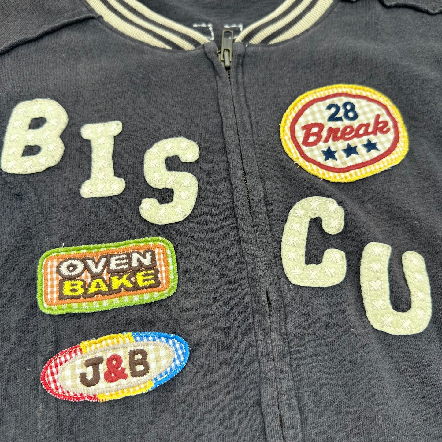 Rough 'Biscult' Zip Up Tee