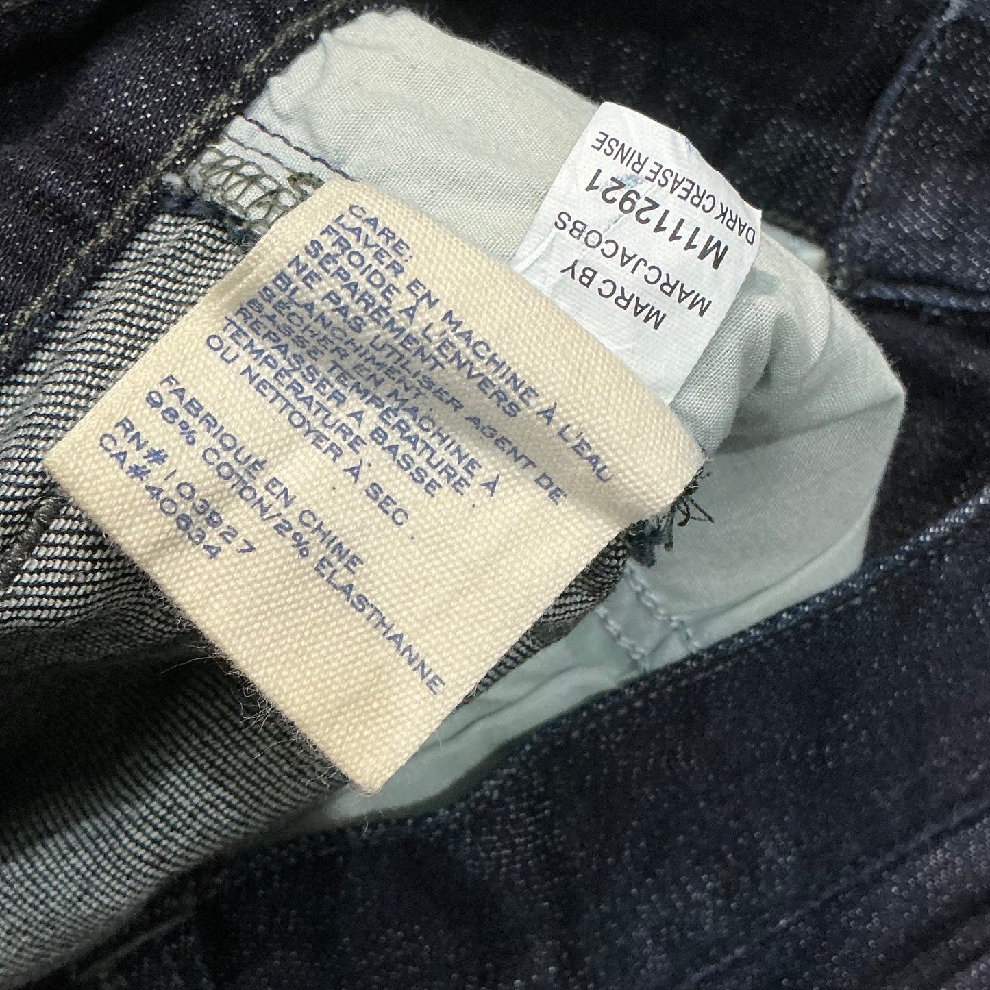 Marc by Marc Jacobs Dark Wash High Rise Flare Jeans