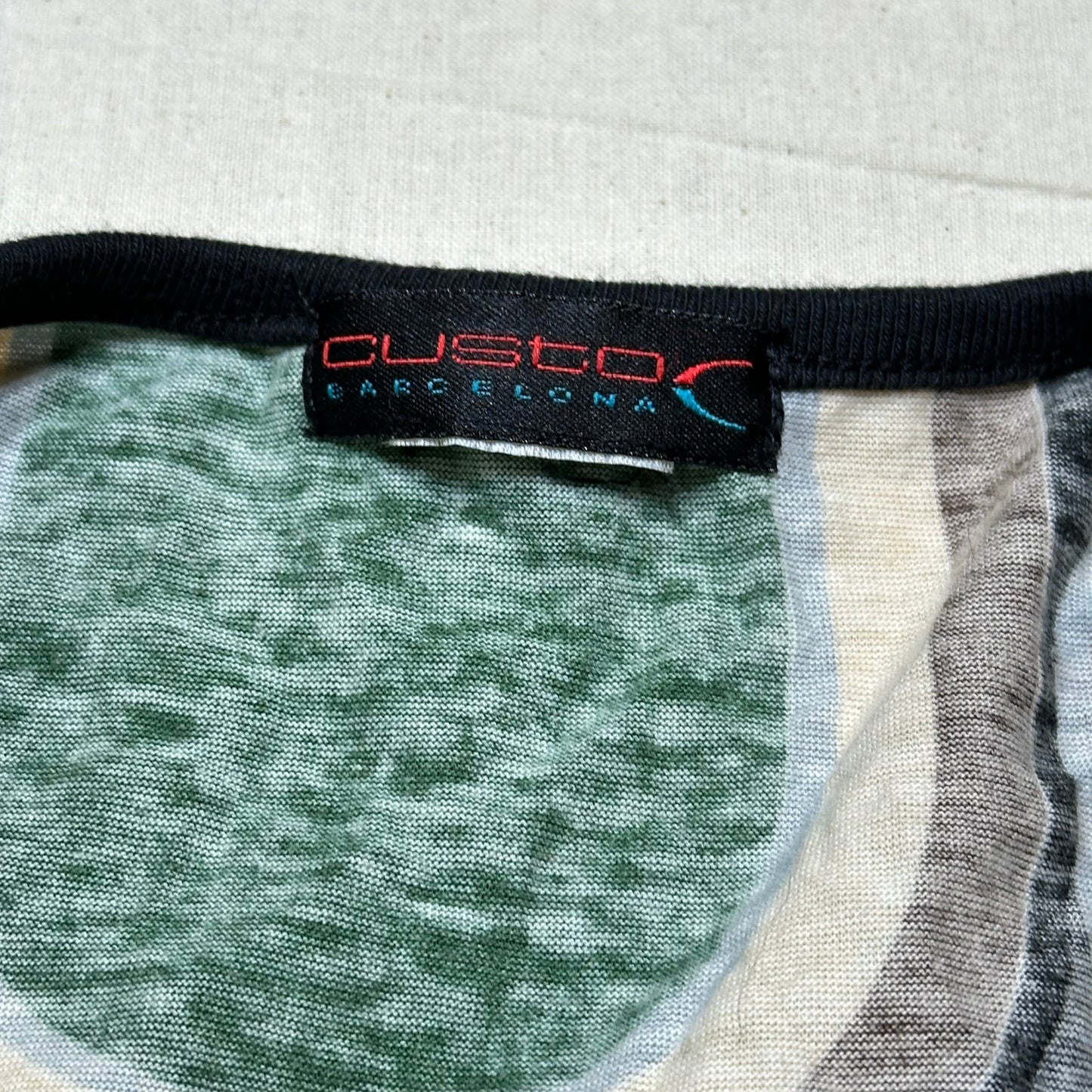 Custo Floral Embroidered Long Sleeves Top