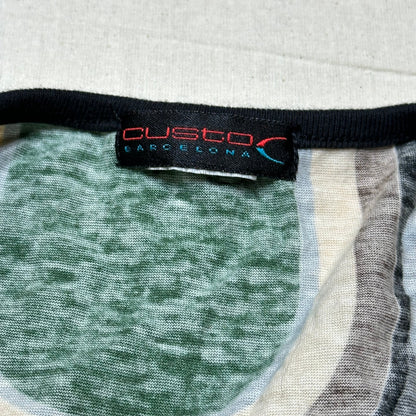 Custo Floral Embroidered Long Sleeves Top