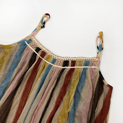 Rainbow Mesh Camisole