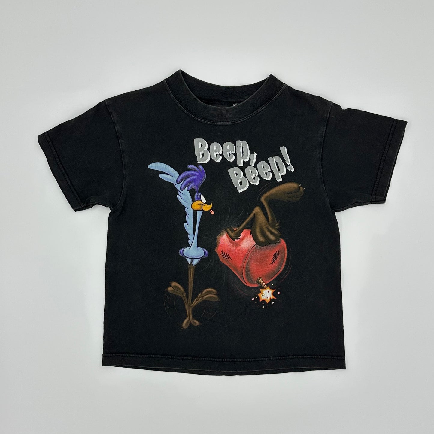 1998 Warner Bros Road Runner Wile E Coyote Double Sided Tee
