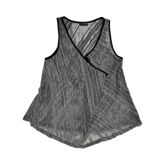 Sheer Knit V-neck Vest
