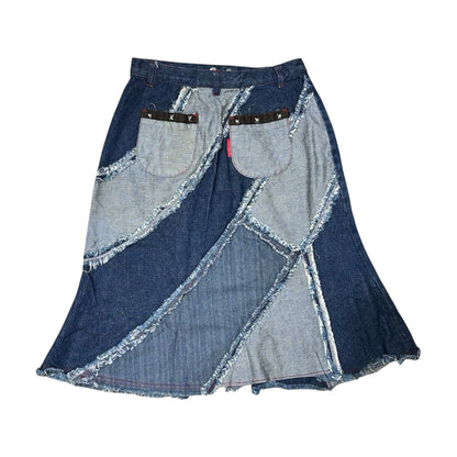 00s Betty Blue Patchwork Skirt