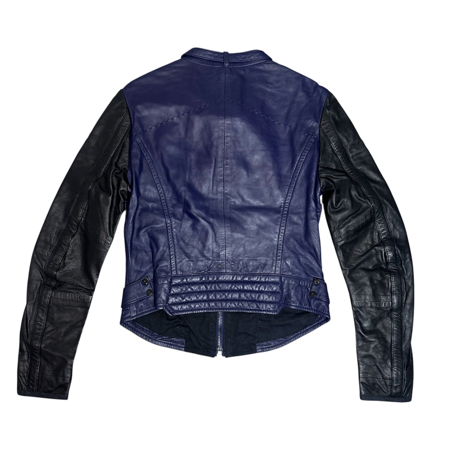 G-STAR RAW 00s Two-Tone Leather Biker Jacket