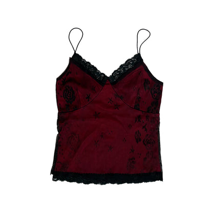 Layered Sheer Lace Camisole