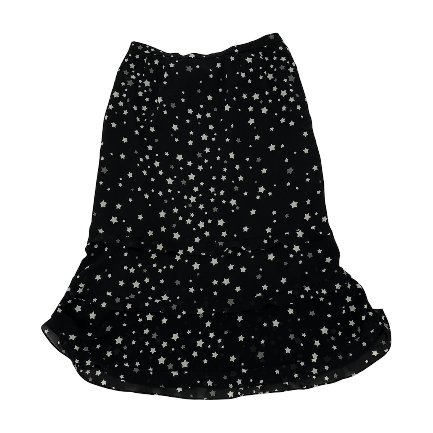 Star AOP Layered Flare Skirt