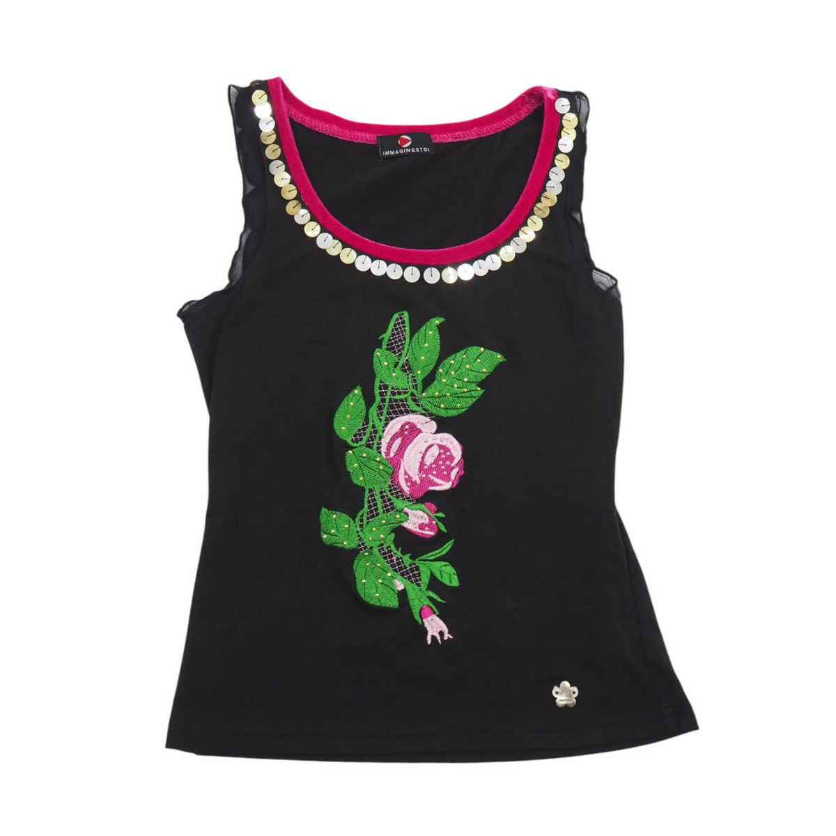 Morgan Embroidered Floral Tank