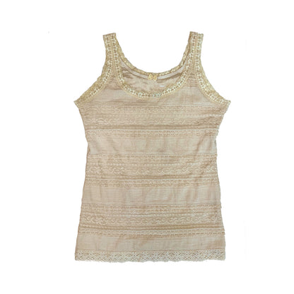 Lace Trim Tank Top